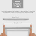 4 Pieces Thick Non-Slip Elastic Sport Headbands Hair Headbands for Women and Men