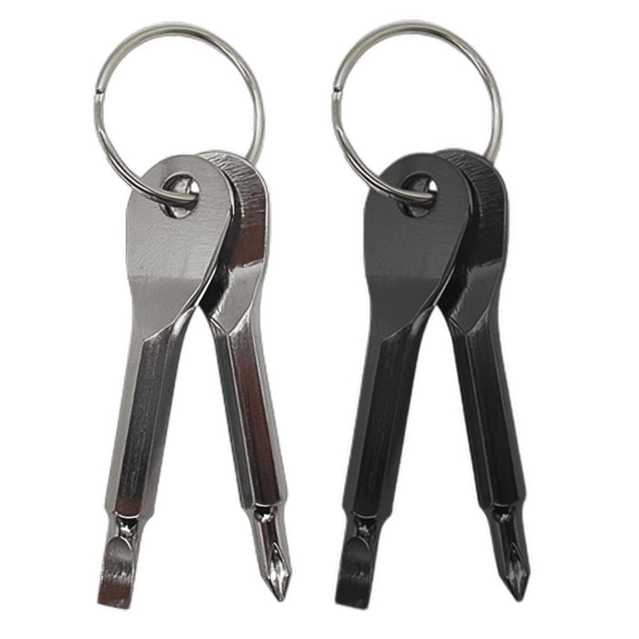 Set (Pack of 2) - Best Stocking Stuffers - EDC Keychain - Portable R