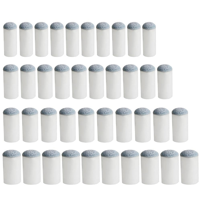 40pcs Slip On Pool Cue Tips Replacement Billiard Cue Tips 4 Sizes Slip-On Cue Ti