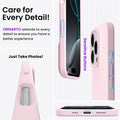 16 Pro Case 6.3", Slim Liquid Silicone 3 Layers Soft Gel Rubber Shockproof Prote