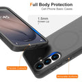 Galaxy S26 Case - Magnetic Matte Shockproof Cover, Translucent Full Body Protect