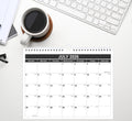 Monthly Wall Calendar (Jan 2026–Jun 2027) – 8.5” x 11” Spiral-Bound Hanging Plan