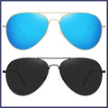 Polarized Aviator Sunglasses — UV Protection for Women & Men