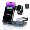 3 In 1 Charging Station Lphone Fast Foldable Charging Stand For Multiple Devices