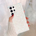 Galaxy S23 Ultra Case 5G 6.8-inch, Luxury Sparkle Glitter Translucent Clear Opal