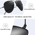 Aviator Sunglasses for Men Womens Polarized UV400 Protection Driving Sun