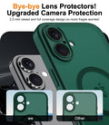 for iPhone 15 Case,with Screen Protector+Wrist Strap,Compatible with Ma