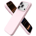 17 Pro Case 6.3", Slim Liquid Silicone 4 Layers Full Covered Soft Gel Rubber Sho