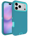 Iphone 17 Pro Case, 3-Layer 16Ft Drop Protection, With Dustproof Port Cover, Ful
