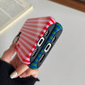 iPhone 16 Case | Cute Aesthetic Striped Design | Perfect for Women & Girls