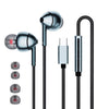 Wired Earbuds with Noise Canceling Volume Control and Mic - USB-C for iPhone 17 16 15 and Samsung
