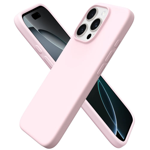 16 Pro Case 6.3", Slim Liquid Silicone 3 Layers Soft Gel Rubber Shockproof Prote