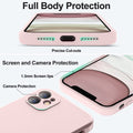 11 Case, Upgraded Liquid Silicone With [Flat Edges] [Camera Protection] [Soft An