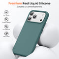 For Iphone 17 Pro Max Case,Shockproof Liquid Silicone Protective Phone Case With