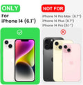 Designed For Iphone 14 Case, Premium Silicone With [Soft Anti-Scratch Microfiber