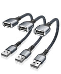 Data Blocker Adapter 3-Pack,Charge Only Type-A Cable,Data Blocking Defender,