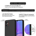 Samsung Galaxy A05 4G Case With Screen Protector[2Pcs], Soft Silicone Full Camer
