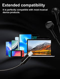 Wired Earbuds with Mic — Type C Headphones for iPhone 17e/17/16/15 Pro Max, Sams