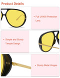 Sunglasses for Women Retro Oversized Round Shades Trendy Shield Sun Glas