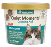 6X NaturVet Quiet Moments Calming Aid + Melatonin Soft Chews for Cats 60ct