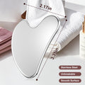 Metal Gua Sha Tool — Stainless Steel Facial Sculpting for Face & Body Muscle Ten