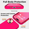 15 Case, Liquid Silicone Case, Full Body Shockproof Protective Cover [Soft Micro