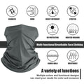 6 Pieces Summer UV Protection Cooling Neck Gaiter Face Clothing Neck Gaiter Mask