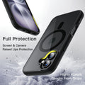 Case For Iphone 16 6.1-Inch Magsafe, Shockproof Phone Bumper Cover, Solid Color