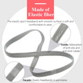 4 Pieces Thick Non-Slip Elastic Sport Headbands Hair Headbands for Women and Men
