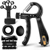 PCS Grip Strength Trainer Kit, Hand Gripper Strengthener, Forearm Strengthener,