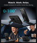 iPhone 17e Case/iPhone 16e Case with Screen Protector & Invisible Kickstand,