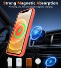 Iphone 12 Phone Case: For Iphone 12 Pro Magnetic Matte Textured Military Grade D