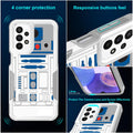 Galaxy A23 5G Case - Shock-Absorbing Hard PC with Cool Robot Pattern