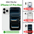 Iphone 17 Pro Max Case, Heavy Duty Drop Protection Screenless Dual Layer Shockpr
