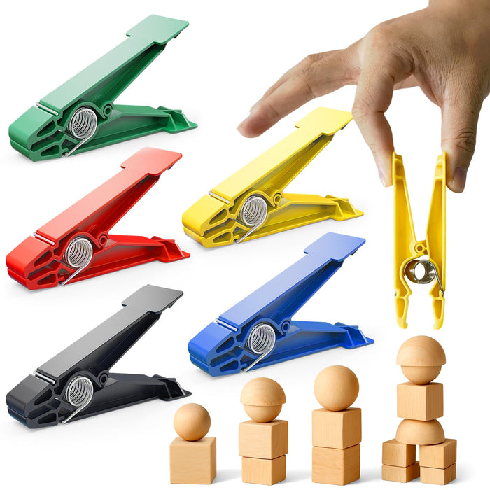 Finger Exerciser Set – 5 Resistance Clips for Hand Therapy, Grip Strength & Dext