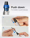 11-Blade Deburring Tool for 3D Printing, Premium High-Speed Steel Blades for Smo