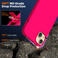 15 Case, Liquid Silicone Case, Full Body Shockproof Protective Cover [Soft Micro