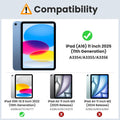 for iPad (A16) 11th Generation Case 11 Inch 2025, iPad 10th Generation Case 10.9