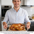 Baking Mat with Buckle — No-Leak Non-Stick Oven Liner with Snap-Lock Corners