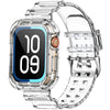 Band for Apple Watch 38mm 40mm 41mm Jelly Crystal Bumper Case Band for Wom