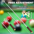 Pool Bridge Stick, Professional Retractable Pool Cue Bridge with Removable Brass