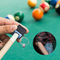 2 Pcs Pool Chalk Holder - Retractable Billiards Pool Cue Chalk Holder with Belt