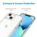 For Iphone 13 Mini 5.4-Inch, Non-Yellowing Shockproof Phone Bumper Cover, Anti-S