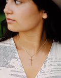 Cross Necklace for Women Faith Cross Pendant Necklace Stainless Steel Faith Reli