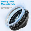 Magnetic Car Mount Phone Holder — Hands-Free Air Vent Clip with Iron-Grip Magnet