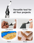 11-Blade Deburring Tool for 3D Printing, Premium High-Speed Steel Blades for Smo