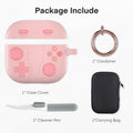 Airpods 4 Generation Case Cover, Game Player Design Airpods 4 Case With Cleaner