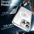 Case For Iphone 16 Pro 6.3-Inch Magsafe, Shockproof Phone Bumper Cover, Anti-Scr
