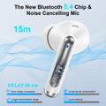 Wireless Ear Buds Bluetooth 5.4 Headphones for iPhone 17e 17 Pro Max 17Pro 17 Ai