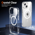 Iphone 15 Case Clear, [ Magsafe][Anti-Yellowing][Military-Grade Protection] Shoc
